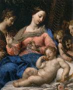 The Sleep of the Infant Jesus, with Musician Angels